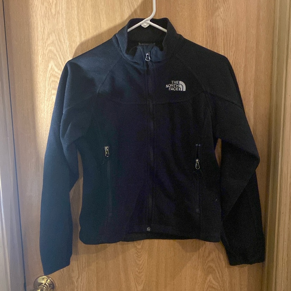 North Face Black Zip-up Fleece Jacket - Size S - $35